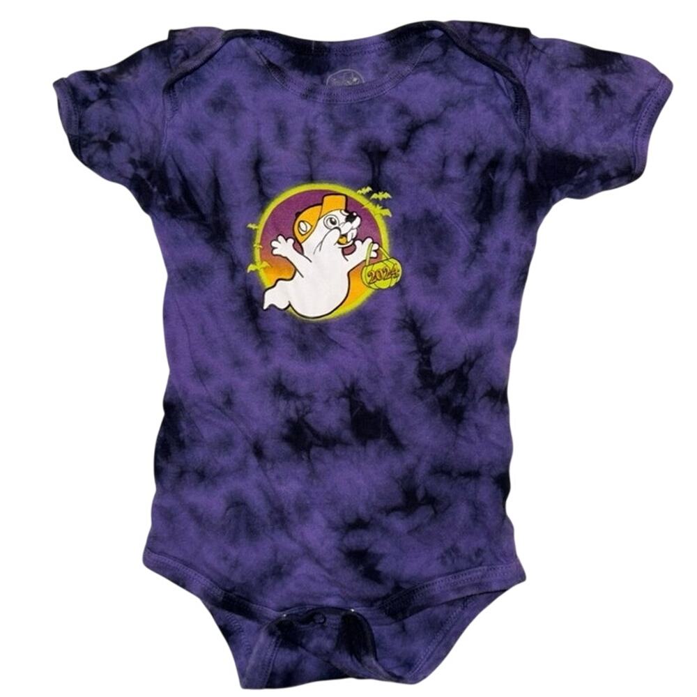 Buc-ee's bucees Baby Bodysuit onesie Beaver Halloween glow dark 12 Months unisex